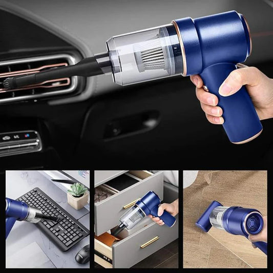 3-in-1 Wireless Mini Vacuum Cleaner – Portable Vacuum & Air Blower for Car & Home